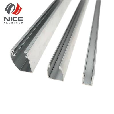 China door & Window Prima Railing Balcony U Channel Rail System Glass Desk Divide Aluminum Profiles for sale