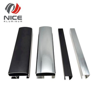 China door & European Standard Aluminum Window U Channel 10mm Aluminum Channel For Balcony Glass Balustrade for sale