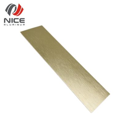 China High Quality Accessories Flooring Decorations Aluminum Skirting Board Aluminum Skirting Board For Buffet Pedestal Decoration for sale