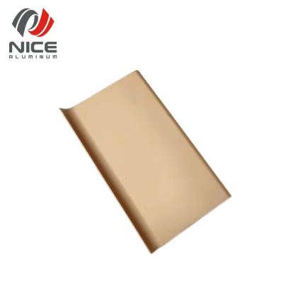 China 19mm Skirting Decorations Aluminum Profile Flooring Aluminum Profile Wall Skirting Profile for sale