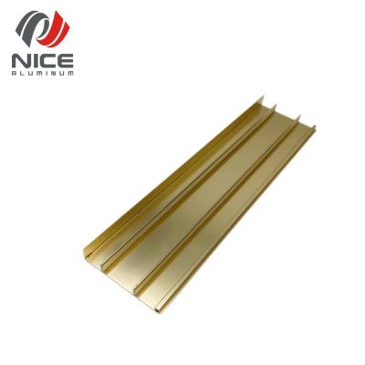 China New Design Custom Flooring Decorations Bottom Line Tile Trim Aluminum Skirting Board for sale