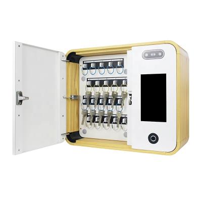 China High Grade Key Storage Wall Cabinet with Android System Authentication via PIN, Card RFID, Fingerprint and Face for sale