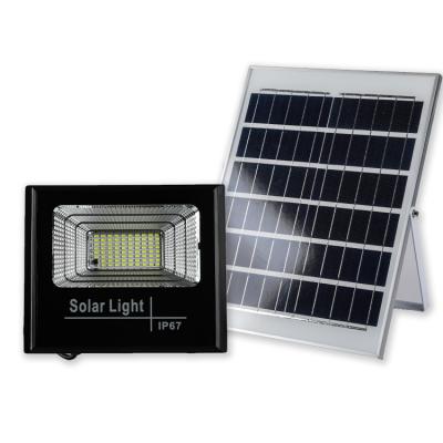 China Light + Timing Control System Manufacturer 60W Remote Control Modern Solar Powered Outdoor High Power Led Solar Flood Lights for sale