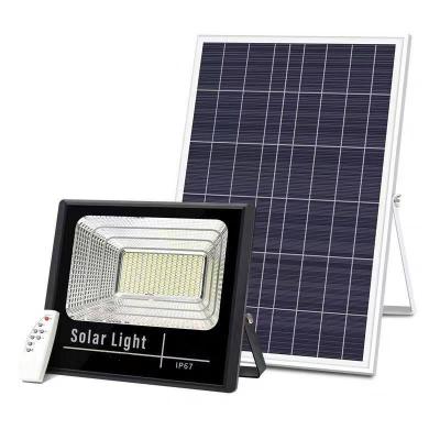 China URAMIS Light + Timing Control SMD Security Battery Emergency Lamp Remote Control Lighting Led Motion Sensor Solar Garden Flood Light for sale