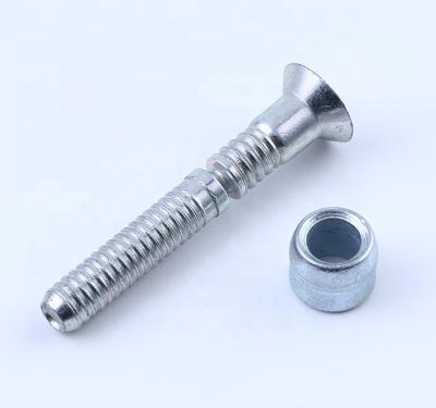 China Galvanized Carbon Steel Carbon Steel Ring Grooved Lock Bolt Hedge Bolt for sale