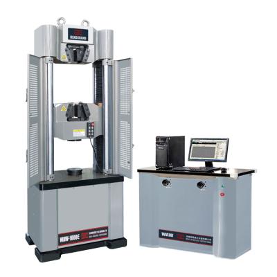 China 1000kn universal testing machine computerized hydraulic universal testing machine with hydraulic handles for sale