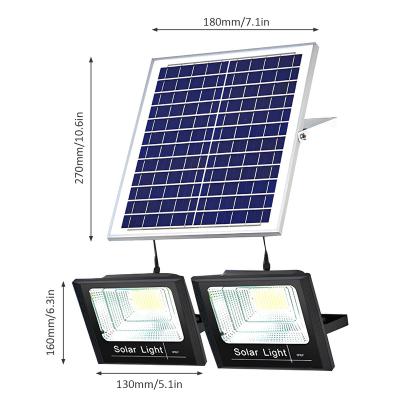 China High Brightness Solar Sensor Light Garden Flood Wall Solar Light with Solar Panel Remote Control Outdoor Lamp Solar Slot Floodlight for sale