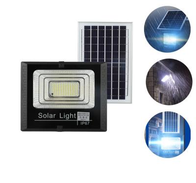 China Outdoor Solar Garden Lights Waterproof IP67 Wall Lamp Power Saving Flood Light Luces Solares Para Exterior Garden Stree Lighting 30W for sale