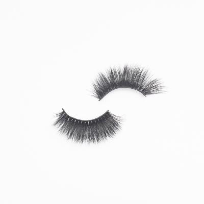 China Long Handmade Private Label Mink Lashes Dramatic From China Supplier Wholesale 100% Natural 20mm Mink Fur Eyelashes for sale