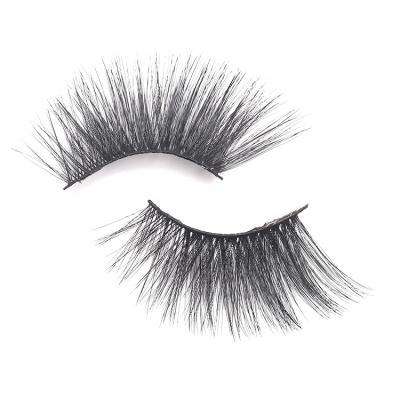 China Best Quality Drop Shipping Natural Mink 100% Silk False Eyelashes Synthetic False Eyelashes for sale