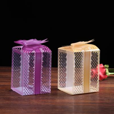 China Toy Gift Stationery Cake Packaging Candyies Customized Transparent PET PVC Box For Christmas Gift Case Strawberry Apples Fruit Chocolate Plastic Transparent Packaging Box for sale