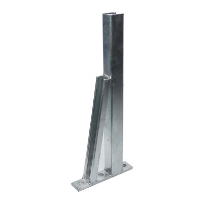 China Q235 470mm length hot dip galvanized cantilever arms with rail prop wall plate welded onto strut profile for simplify fixing for sale