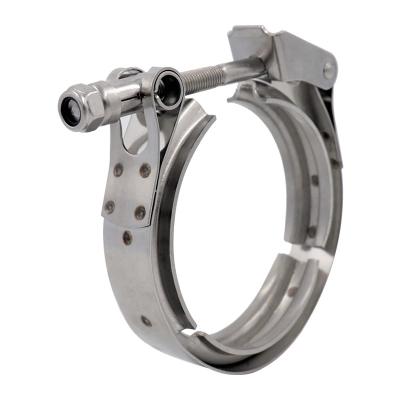 China General Industry Quick Release V-Band Clamp For Exhaust With Heavy Duty Buckle W4 Clamp for sale