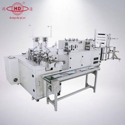 China Hotels High Speed ​​Automatic Medical Face Mask Making Machinery , Full Auto Medical Mask Machine 1in1 for sale