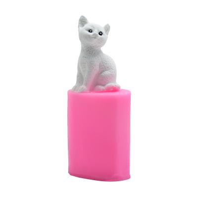 China 3D Cat Cake Molds Silicone DIY Bakeware Sustainable Household Baking Cake Decorating Tools Molds Kitchen Accessories for sale