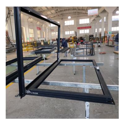 China Aluminum Hinged Doors and Thermal Insulation Double Glazing Windows for sale