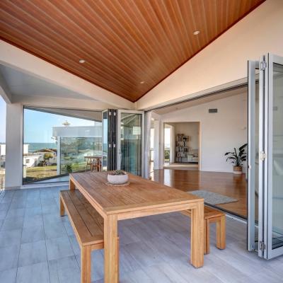 China Heat Insulation Australia Double Glazed Aluminum Sliding Doors Aluminum Folding Door for sale