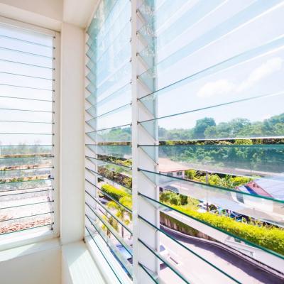 China Aluminum Screen Window Folding Glass Shutter Awning for sale