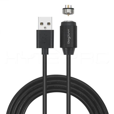 China Hytepro USB 2 Pin MP3/MP4 Player Straight Magnetic DC Connector Female Charging Cable for sale