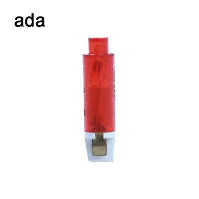 China PC 8mm 5v 24 volt 220 volt red signal lamp led phone call indicator light with pins for sale