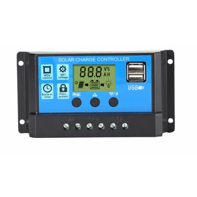 China Free Sample charger controller two pwm manual instructions USB DC 5V 2A smart solar charge controller for sale