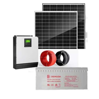 China Home Home 1KW 2KW 4KW 3KW 5KW Complete Off Grid Solar Panel Power System Energy System for sale