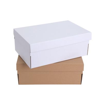 China New Recyclable Wholesale Custom Trendy Product Fashion Packaging Custom Corrugated Designer Paper Shoe Boxes for sale