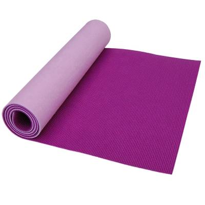 China Double Layer PVC Non-slip Yoga Mat 4mm Double Pilate Color Customized Exercise Mats Reasonable Price for sale