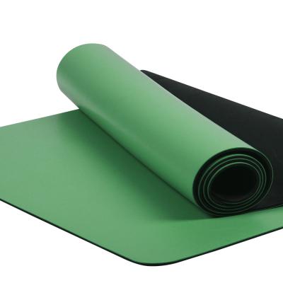 China Morden Bright Green For Women And Men Eco-Friendly High Quality Non Slip PU+RUBBER Fitness Exercise Yoga Mats for sale