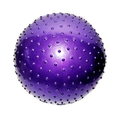 China 75cm Anti-shatter 1000g Premium PVC Yoga Ball With Pump Dots Massage GYM Fitness Balls for sale