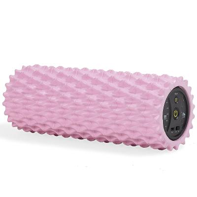 China Wholesale EVA+PP High Speed ​​Rechargeable Deep Tissue Muscle Vibrating Cordless Electric Yoga Foam Roller for sale