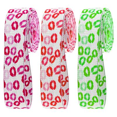 China Buy Durable Resistance Band Set 3 Resistance Bands Level 2M Long Printed Fabric With Pocket Logo Exercise Long Loops Custom Made for sale