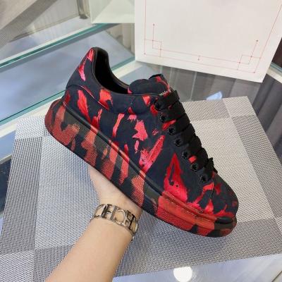 China Custom Anti-Slip Red Flat Bottom Sport Shoes For Women for sale