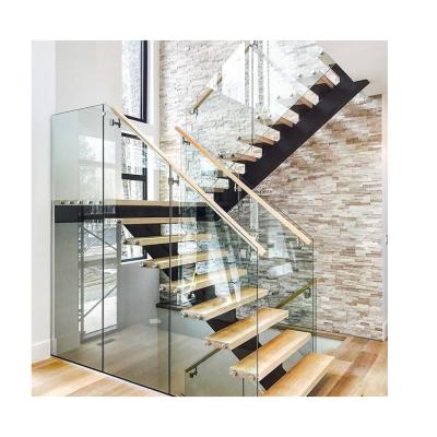 China Modern Railings Cantilever Interior Staircase Round Double Staircase Stair Case Glass Staircases for sale