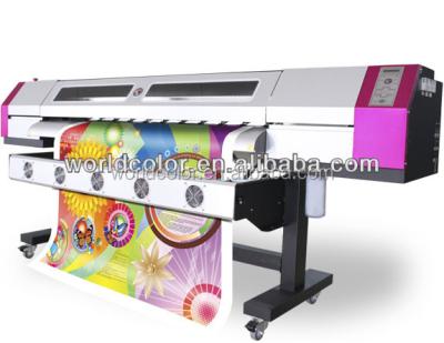 China Digital inkjet printer 1.6m 1.8m 2.1m 3.2m best DX5 head 1440dpi galaxy eco solvent printing machine price for sale