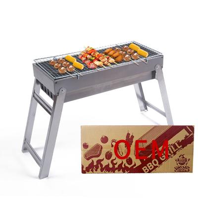 China Folding Outdoor Japanese Rectangular Portable Folding Parties Stove Barbecue Grills for sale