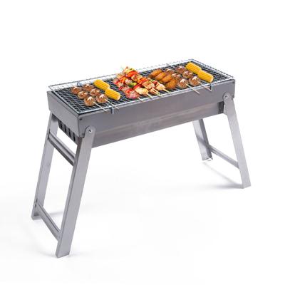 China Folding Outdoor Charcoal Barbecue Fire Folding Camping Portable Barbecue Grills for sale