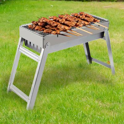 China Separate Detachable Wall Mounted Folding Folding Rectangular Portable Barbecue Grill Camping Grill for sale