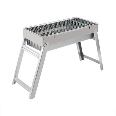 China Adjustable Size BBQ Grills Customized Stainless Steel Portable Charcoal Charcoal Outdoor BBQ Charcoal Cooking Grill for sale