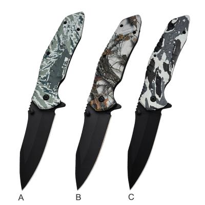 China Camouflage Open Military Tactical Survival Slide Multi Tool Army Pocket Knife With Fire Starter, Whistle for sale