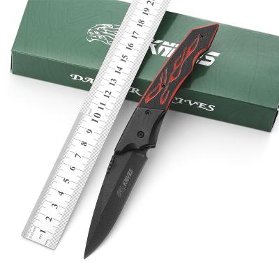 China Open Nylon Slide Bag 3CR13 Stainless Steel Blade Group of Ten Handle Outdoor Self Defense Pocket Knives for sale