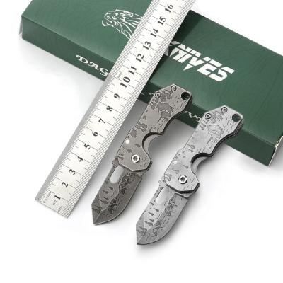 China Slide Open Men And Women Pocket Best Mini Folding Self Defense Tactical Hunting Knife for sale