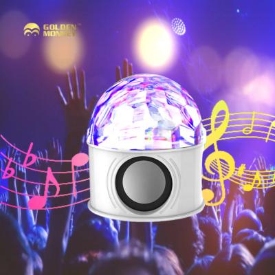 China Morden 5V DJ RGB Music Speaker Colorful Magic Disco Ball Light Lamp Wireless Blueteeth Stage Lights Led Bulb for sale