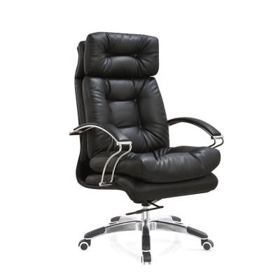 China Factory direct supply adjustable leather office chair (height) boss leather chair for sale