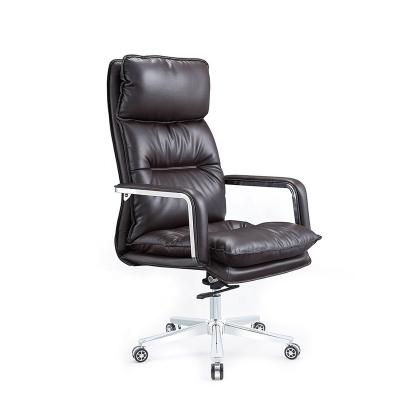 China New Style Modern Ergonomic Leather PU Swivel Office Chair High Back Executive Sale (Height) Adjustable for sale