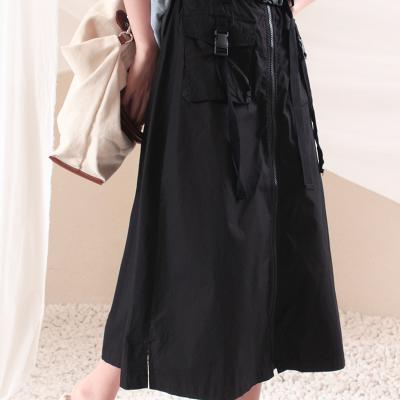 China New Fashion Breathable Casual ODM/OEM Europe and America Color Bow Dress Long Midi Skirts For Women for sale