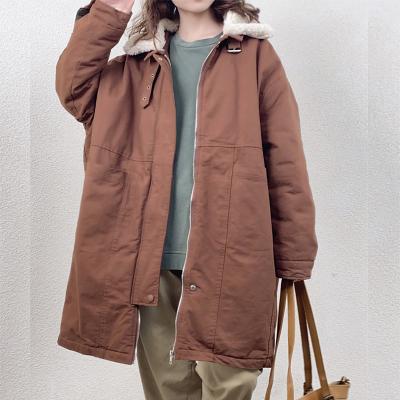 China 2021 hot sale Anti-wrinkle good quality lady fashion casual coat with zipper and two pockets for women for sale