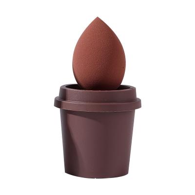 China Non Latex Beauty Sponge Beauty Egg Cosmetic Blender Customize Make Up Free Sponge Private Label Latex Coffee Cup Makeup Sponge for sale