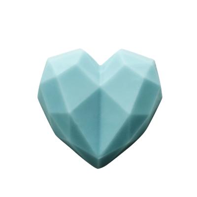 China 2022 New Heart Detergent Bath Soap Base Cleaning Creative Handmade Facial Diamond Love Soap Face Soap for sale