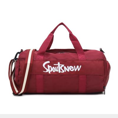 China Durable Water Proof Sport Travel Duffle Wet Dry Separated Foldable Large Duffel Bag With Shoe Compartment for sale